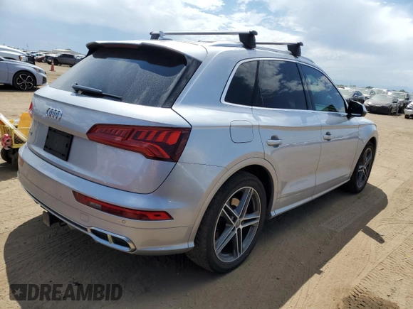 2018 Audi SQ5 Premium Plus with VIN WA1A4AFY7J2048896, listed as a Copart auction lot 67325664 with 108,292 mi miles and Clean Title. Bid and sale history available at DreamBid. Image 3.
