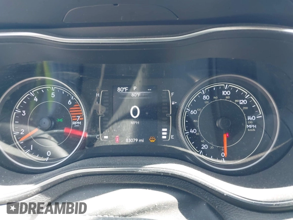 2019 Jeep Cherokee Latitude Plus with VIN 1C4PJMLB5KD257070, listed as a IAAI auction lot 41985941 with 83,079 mi miles. Bid and sale history available at carsss.com. Image 7.