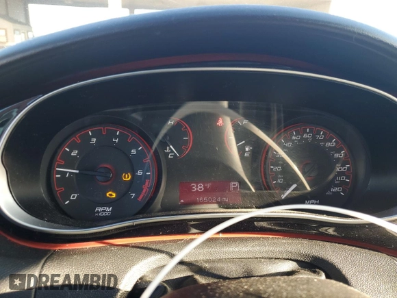 2016 Dodge Dart SXT with VIN 1C3CDFBB1GD577386, listed as a Copart auction lot 82580924 with 165,024 mi miles and Salvage Title. Bid and sale history available at carsss.com. Image 9.