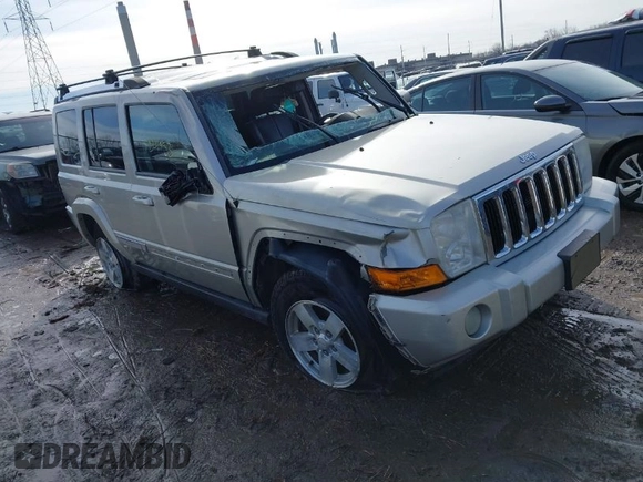 2008 Jeep Commander Limited with VIN 1J8HG58NX8C163429, listed as a IAAI auction lot 41501453 with 169,391 mi miles. Bid and sale history available at carsss.com. Image 1.