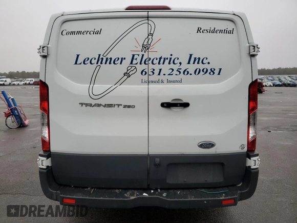 2018 Ford Transit with VIN 1FTYR1YM5JKA77054, listed as a Copart auction lot 81614404 with Not provided miles and Salvage title. Bid and sale history available at DreamBid. Image 6.