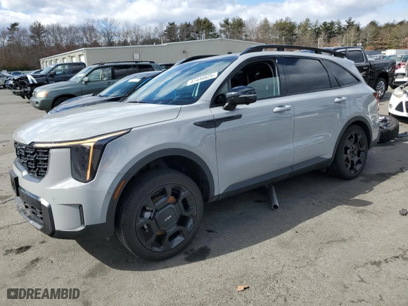 2024 Kia Sorento X-Line SX Prestige with VIN 5XYRKDJF1RG298982, listed as a Copart auction lot 47446025 with 4,733 mi miles and Salvage Title. Bid and sale history available at carsss.com. Image 1.