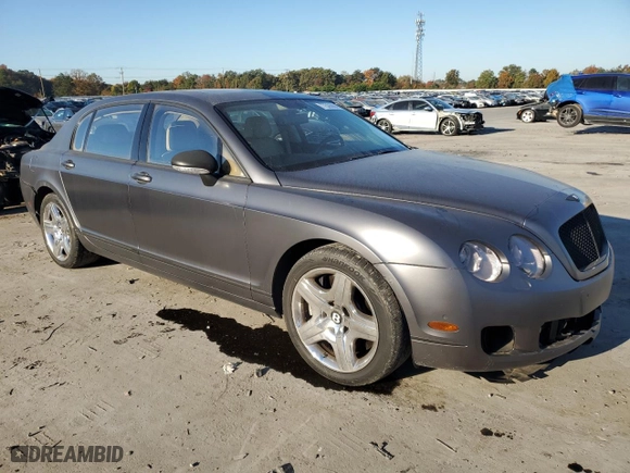 2006 Bentley Continental Flying Spur with VIN SCBBR53W26C036939, listed as a Copart auction lot 77526884 with 54,696 mi miles and Salvage Title. Bid and sale history available at carsss.com. Image 4.