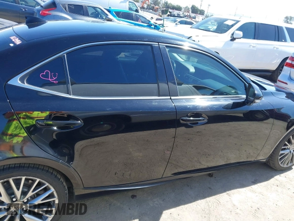 2015 Lexus IS 250 with VIN JTHBF1D20F5065532, listed as a IAAI auction lot 41708326 with 121,920 mi miles. Bid and sale history available at carsss.com. Image 14.