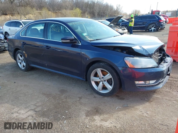 2015 Volkswagen Passat 1.8T Limited Edition with VIN 1VWAT7A33FC091945, listed as a IAAI auction lot 41930380 with 145,488 mi miles. Bid and sale history available at carsss.com. Image 1.