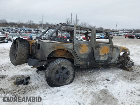 2008 Jeep Wrangler Unlimited Sahara with VIN 1J4GA59118L549473, listed as a Copart auction lot 45336905 with Not Provided miles and Non Repairable. Bid and sale history available at carsss.com. Image 3.