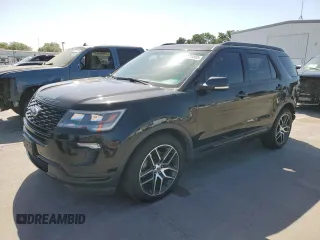 2018 Ford Explorer Sport с VIN 1FM5K8GT3JGB57766, выставлен на аукционе Copart как лот 55420595 с пробегом 117 350 миль миль и Списание • Salvage title. История ставок и продаж доступна на DreamBid. Изображение 1.