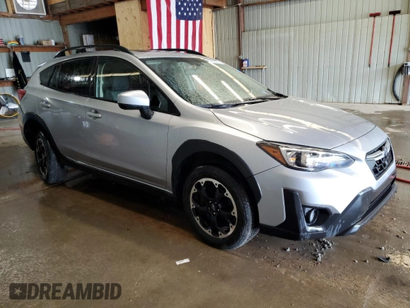 2023 Subaru Crosstrek Premium with VIN JF2GTAECXPH217437, listed as a Copart auction lot 58005325 with Not provided miles and Salvage title. Bid and sale history available at DreamBid. Image 4.