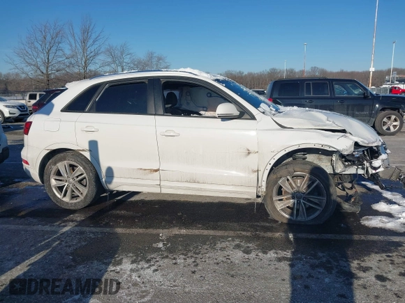 2017 Audi Q3 Premium with VIN WA1ECCFS9HR017842, listed as a IAAI auction lot 41400330 with 106,884 mi miles. Bid and sale history available at carsss.com. Image 13.