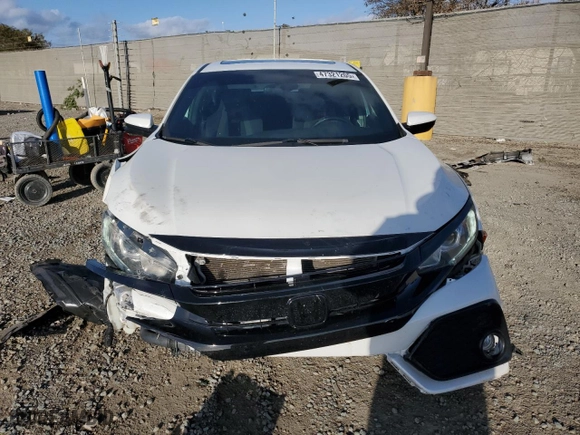 2019 Honda Civic Si Sedan with VIN 2HGFC1E58KH705530, listed as a Copart auction lot 47321205 with 70,444 mi miles and Salvage Title. Bid and sale history available at carsss.com. Image 5.