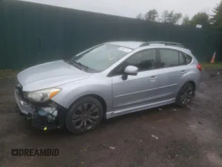2013 Subaru Impreza Special Sports Premium with VIN JF1GPAL64D2216501, listed as a Copart auction lot 60867145 with 98,451 mi miles and Salvage title. Bid and sale history available at DreamBid. Image 1.