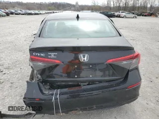 2023 Honda Civic Sedan EX with VIN 2HGFE1F79PH301489, listed as a Copart auction lot 49776375 with 20,175 mi miles and Salvage Title. Bid and sale history available at carsss.com. Image 6.