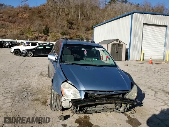 2008 Kia Sedona EX with VIN KNDMB233186246240, listed as a Copart auction lot 48360345 with 205,515 mi miles and Salvage Title. Bid and sale history available at carsss.com. Image 12.