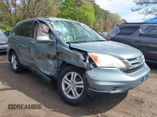 2010 Honda CR-V EX-L with VIN 5J6RE3H72AL015959, listed as a IAAI auction lot 42144680 with 107,345 mi miles and . Bid and sale history available at carsss.com. Image 6.