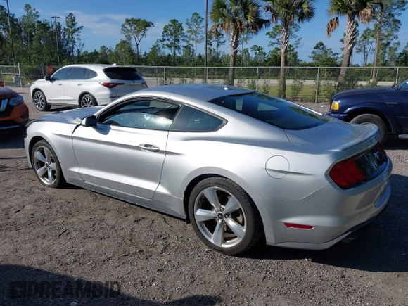 2019 Ford Mustang EcoBoost with VIN 1FA6P8TH9K5173906, listed as a IAAI auction lot 41343490 with 57,269 mi miles and . Bid and sale history available at carsss.com. Image 3.