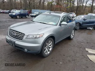 2005 Infiniti FX35 with VIN JNRAS08U25X110245, listed as a IAAI auction lot 41968518 with 80,398 mi miles. Bid and sale history available at carsss.com. Image 17.