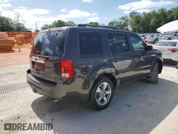 2012 Honda Pilot EX-L with VIN 5FNYF3H53CB025497, listed as a Copart auction lot 55122755 with 220,003 mi miles and Salvage Title. Bid and sale history available at DreamBid. Image 3.