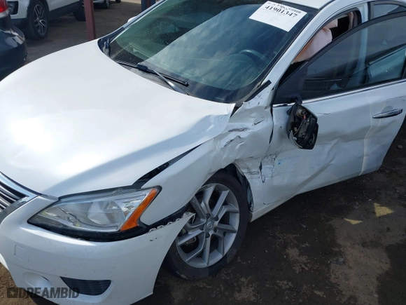 2015 Nissan Sentra S with VIN 3N1AB7APXFY226129, listed as a IAAI auction lot 41901347 with 109,175 mi miles. Bid and sale history available at carsss.com. Image 6.