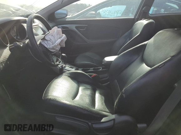 2013 Hyundai Elantra Coupe SE with VIN KMHDH6AE2DU011809, listed as a Copart auction lot 47988945 with 157,813 mi miles and Salvage Title. Bid and sale history available at carsss.com. Image 7.