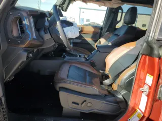 2023 Ford Bronco with VIN 1FMEE5BP2PLB61761, listed as a Copart auction lot 46178755 with 17,180 mi miles and Salvage Title. Bid and sale history available at DreamBid. Image 7.