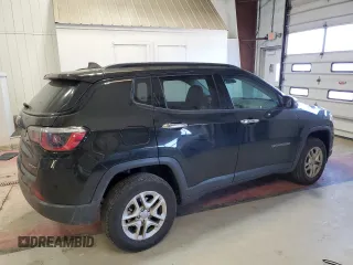 2017 Jeep Compass Sport с VIN 3C4NJDAB8HT630969, выставлен на аукционе Copart как лот 53858445 с пробегом 109 239 миль миль и Списание • Salvage title. История ставок и продаж доступна на DreamBid. Изображение 3.