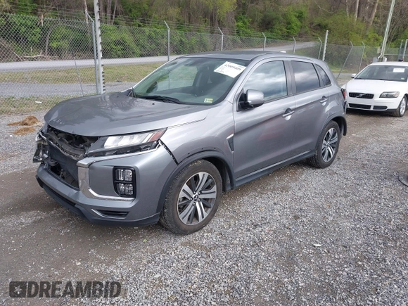 2021 Mitsubishi Outlander Sport ES with VIN JA4ARUAU9MU018685, listed as a IAAI auction lot 42009409 with 65,034 mi miles. Bid and sale history available at carsss.com. Image 22.
