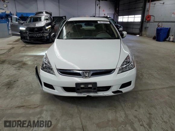 2007 Honda Accord LX with VIN 3HGCM56467G707085, listed as a Copart auction lot 56169445 with 184,254 mi miles and Salvage title. Bid and sale history available at DreamBid. Image 5.