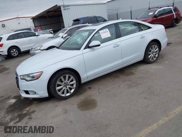 2015 Audi A6 Premium Plus with VIN WAUGFAFC7FN007363, listed as a IAAI auction lot 42190918 with 83,493 mi miles and . Bid and sale history available at DreamBid. Image 2.
