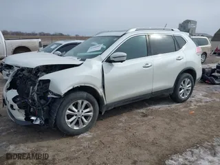 2016 Nissan Rogue S with VIN 5N1AT2MV4GC917962, listed as a IAAI auction lot 41606001 with 161,691 mi miles. Bid and sale history available at carsss.com. Image 2.