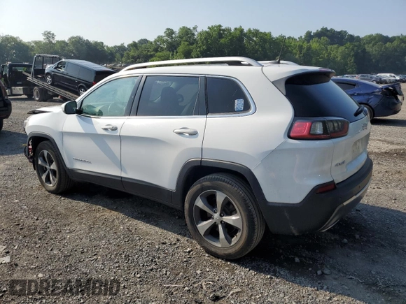 2019 Jeep Cherokee Limited with VIN 1C4PJMDX1KD293624, listed as a Copart auction lot 61102005 with 57,321 mi miles and Salvage title. Bid and sale history available at DreamBid. Image 2.