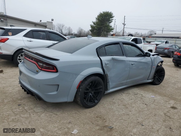 2020 Dodge Charger Scat Pack with VIN 2C3CDXGJ2LH241037, listed as a Copart auction lot 44135045 with 39,066 mi miles and Salvage Title. Bid and sale history available at carsss.com. Image 3.