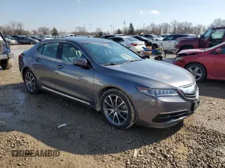 2017 Acura TLX V6 w/Technology Pkg with VIN 19UUB2F54HA002674, listed as a Copart auction lot 46673835 with 93,597 mi miles and Salvage Title. Bid and sale history available at carsss.com. Image 4.