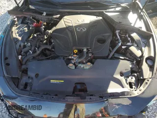 2021 Infiniti Q60 Red Sport 400 with VIN JN1FV7LK1MM530447, listed as a Copart auction lot 47281115 with 37,675 mi miles and Salvage title. Bid and sale history available at DreamBid. Image 11.
