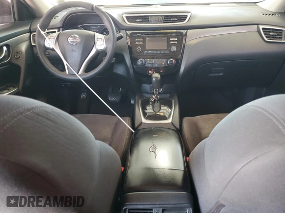 2016 Nissan Rogue SV with VIN KNMAT2MV4GP666096, listed as a Copart auction lot 53612185 with 125,721 mi miles and Clean Title. Bid and sale history available at carsss.com. Image 8.