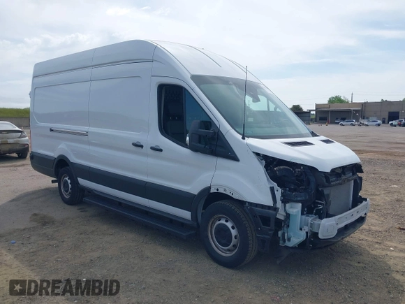 2022 Ford Transit Cargo with VIN 1FTBW3XG9NKA84214, listed as a IAAI auction lot 42033413 with 6,746 mi miles and . Bid and sale history available at DreamBid. Image 1.