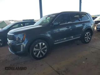 2022 Kia Telluride S with VIN 5XYP64HC6NG239461, listed as a Copart auction lot 48528465 with 27,274 mi miles and Salvage title. Bid and sale history available at DreamBid. Image 1.