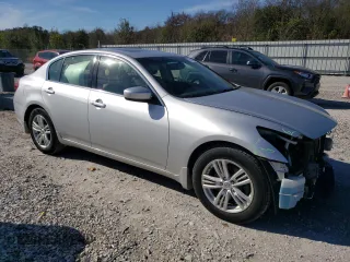 2012 Infiniti G25 x with VIN JN1DV6AR8CM861817, listed as a Copart auction lot 78807694 with 115,802 mi miles and Salvage Title. Bid and sale history available at DreamBid. Image 4.