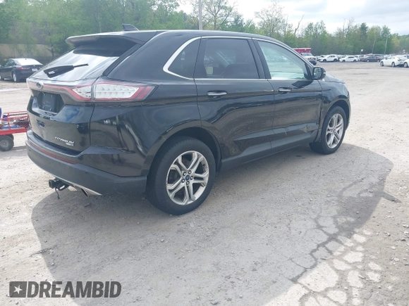 2017 Ford Edge Titanium z VIN 2FMPK4K97HBB82314, wystawiony jako IAAI lot #42295212 z przebiegiem 191 524 mil mil oraz . Historia ofert i sprzedaży dostępna na DreamBid. Obrazek 4.