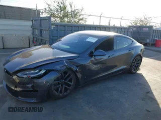 2021 Tesla Model S Long Range with VIN 5YJSA1E53MF436865, listed as a IAAI auction lot 41384837 with 20,829 mi miles and . Bid and sale history available at DreamBid. Image 16.