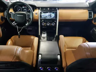 2017 Land Rover Discovery HSE Luxury with VIN SALRHBBV7HA021642, listed as a Copart auction lot 73636334 with 112,079 mi miles and Clean Title. Bid and sale history available at carsss.com. Image 8.