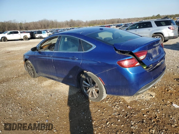 2015 Chrysler 200 Limited with VIN 1C3CCCAB4FN679678, listed as a Copart auction lot 41822485 with 0 mi miles and Clean Title. Bid and sale history available at carsss.com. Image 2.