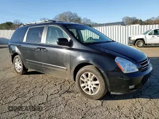 2007 Kia Sedona LX with VIN KNDMB233776149624, listed as a Copart auction lot 43429105 with 184,399 mi miles and Salvage Title. Bid and sale history available at carsss.com. Image 12.