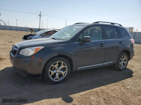 2015 Subaru Forester 2.5i Touring with VIN JF2SJAWC4FH827007, listed as a Copart auction lot 50950985 with 102,830 mi miles and Salvage Title. Bid and sale history available at carsss.com. Image 1.