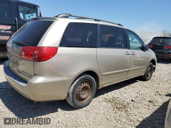 2006 Toyota Sienna CE с VIN 5TDZA23C66S486826, выставлен на аукционе Copart как лот 54943545 с пробегом 247 582 миль миль и Чистый • Clean title. История ставок и продаж доступна на DreamBid. Изображение 3.