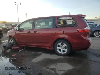 2018 Toyota Sienna L with VIN 5TDZZ3DC3JS918505, listed as a Copart auction lot 81588254 with 119,091 mi miles and Salvage Title. Bid and sale history available at DreamBid. Image 2.