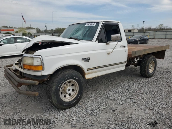1996 Ford F-250 with VIN 1FTHF25F2TEA90317, listed as a Copart auction lot 50815015 with 270,094 mi miles and Salvage Title. Bid and sale history available at carsss.com. Image 1.