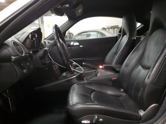 2006 Porsche Cayman S with VIN WP0AB29866U781305, listed as a Copart auction lot 50004615 with 102,795 mi miles and Clean Title. Bid and sale history available at carsss.com. Image 7.