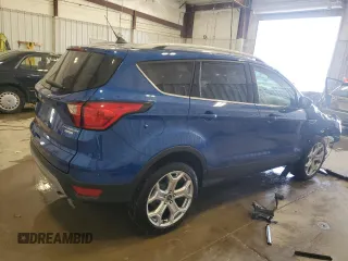 2019 Ford Escape Titanium with VIN 1FMCU0J94KUB49727, listed as a Copart auction lot 61973185 with Not provided miles and Non repairable. Bid and sale history available at DreamBid. Image 3.