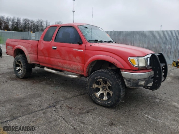 2003 Toyota Tacoma with VIN 5TEWN72N03Z215489, listed as a Copart auction lot 44384595 with 248,968 mi miles and Salvage Title. Bid and sale history available at carsss.com. Image 4.