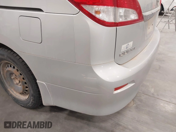 2012 Nissan Quest SL with VIN JN8AE2KP3C9031002, listed as a IAAI auction lot 42000087 with 107,595 mi miles. Bid and sale history available at carsss.com. Image 13.